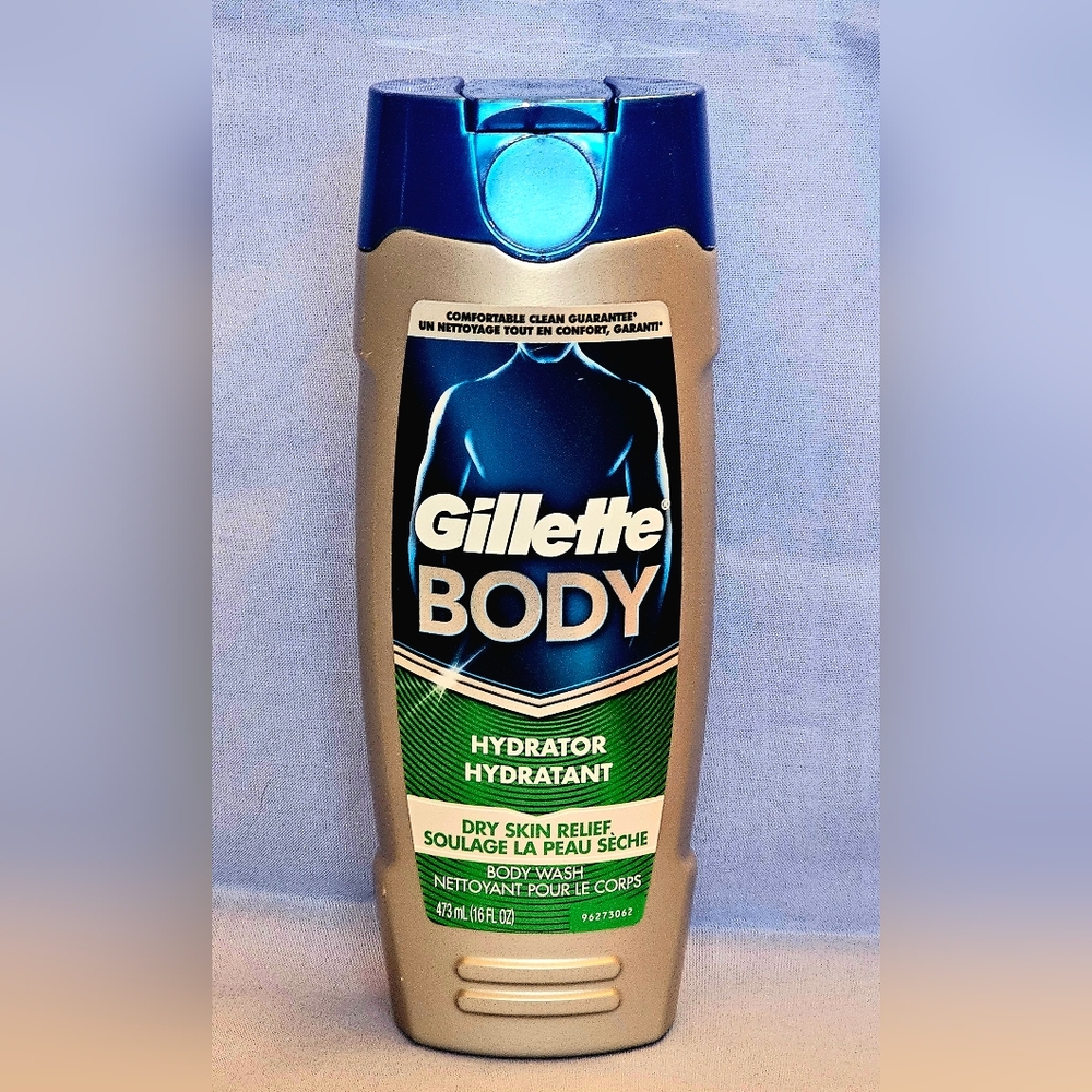 HTF Gillette Body Hydrator Wash Men's Dry Skin Relief 16oz Discontinued NEW Rare